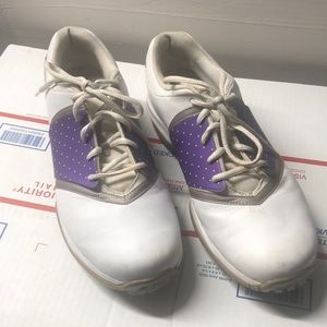 US size 9.5 Nike air purple cleats good used make offers